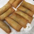 ☆えりんこ☆★'s cooksnap of when they made 菜の花と、アボガド．チーズのミニ春巻き.