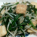 ポニーリボン's cooksnap of when they made 豆腐とニラともやしの炒め物.