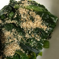 ココキキララ's cooksnap of when they made 晩のご飯にもう一品！ほうれん草のごま和え.