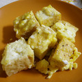 くーまんず's cooksnap of when they made 厚揚げと玉子のチーズ炒め:-).