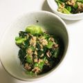 がんこママ♪'s cooksnap of when they made 小松菜とツナのマスタードあえ.