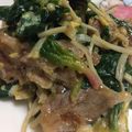 ちゃんこまんさん's cooksnap of when they made 牛肉とほうれん草のバター醤油炒め.