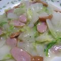 まゆピン's cooksnap of when they made モリモリッ！甘～い焼き白菜のクリームとじ.