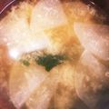 たなかno's cooksnap of when they made 大根とワカメのお味噌汁♪.
