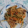 イチゴ、イチゴ。's cooksnap of when they made 節約レシピ♬もやしが主役na青椒肉絲.