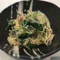 maki_n's cooksnap of when they made シャキシャキ♪ 水菜とえのきの梅肉和え.