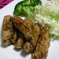 おつね's cooksnap of when they made ビールにぴったり手羽中の甘辛揚げ.