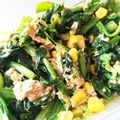 かぼちゃとマヨネーズ's cooksnap of when they made 子供にも！ほうれん草の和風ツナマヨ和え.