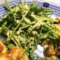 chibijuju's cooksnap of when they made 麦みそで美味しい 水菜の白和え.