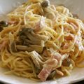 スタイリッシュママ's cooksnap of when they made 牛乳で簡単★固まらない★カルボナーラ.