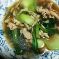 飛時樹ちゃん's cooksnap of when they made 豚肉と青梗菜の中華風煮込み.