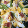 mikurasu's cooksnap of when they made 簡単‼ベーコンとほうれん草の卵とじ.