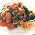 youcay's cooksnap of when they made トマトソース☆スパゲッティー【ウマ旨】.