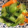 そばのすけ's cooksnap of when they made 簡単一品★チンゲン菜の中華おひたし①②③.