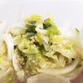 appleeyes's cooksnap of when they made 玉ねぎ レタス 大葉のナムル❤️.