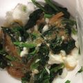 クックLSE10K☆'s cooksnap of when they made ヘルシー☆長芋と法蓮草のなめ茸和え.