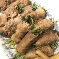 ゆっこのキッチン's cooksnap of when they made 豚肉でくるっと「豆苗巻き」♪.