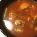 ちびまめママ◎'s cooksnap of when they made あったか♪かぶのトマトスープ.