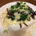 クックJOA8D2☆'s cooksnap of when they made 塩昆布＆チーズの温奴.