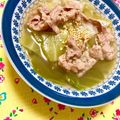ふたごゆき's cooksnap of when they made たっぷりキャベツと牛肉のお吸い物♪.
