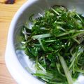kitchenYUU's cooksnap of when they made 水菜と塩昆布の簡単和え物♪.