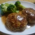 67luna's cooksnap of when they made 【中華風】豚ひき肉ハンバーグ.