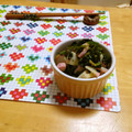 komutatata's cooksnap of when they made 青菜とかまぼこの柚子胡椒ポン酢和え.