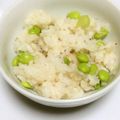 ジョッキン's cooksnap of when they made アミの塩辛でちょっと桜色の枝豆ご飯.