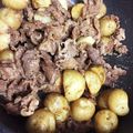 Chikalo's cooksnap of when they made 新じゃがと牛肉の味噌炒め.