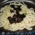 mikiha5's cooksnap of when they made お昼にパパっと☆ごま油香るのりねぎうどん.
