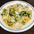 MAYOnna1se's cooksnap of when they made 簡単！水菜と豚肉のおろしポン炒め.