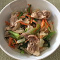 tikariri's cooksnap of when they made 大根と小松菜と豚肉の塩しょうが炒め.