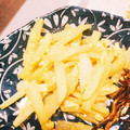 eritokage's cooksnap of when they made 大根消費◆大根のたまご炒め.