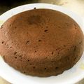 かなヒロ's cooksnap of when they made 50%チョコレートケーキ♪おから炊飯器で.