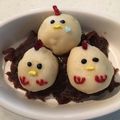 Kanako_'s cooksnap of when they made 白玉チョコでひよこちゃん＆ニワトリさん.