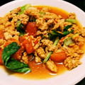 小豆粥's cooksnap of when they made トマトと卵のチャチャッと炒め.