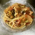 かなヒロ's cooksnap of when they made 余ったミネストローネでリメイクパスタ.