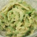 PARNELL's cooksnap of when they made ゴーヤの胡麻和え.