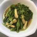 六's cooksnap of when they made あと一品 味醂なし水菜と油揚げの炊いたん.