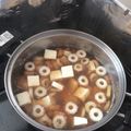knuckleさん's cooksnap of when they made 簡単！豆腐とワカメとちくわのお吸い物.