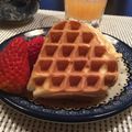 Amalka's cooksnap of when they made ふんわりタイプのワッフル(生地).
