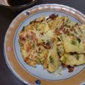 ★くまた★☆'s cooksnap of when they made にらともやしのチヂミ.