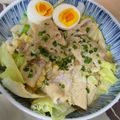 himarin-mama's cooksnap of when they made 手作りゴマダレのサラダうどん.