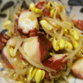 Pianoman555's cooksnap of when they made もやしとたこのピリ辛和え.