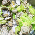 かずぷぅ's cooksnap of when they made キャベツとあさりの酒蒸し☆.