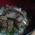桃岡ちか's cooksnap of when they made 秋刀魚のづけ丼♡.