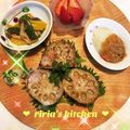 riria♪'s cooksnap of when they made 蓮根ハンバーグ♪簡単シャリッと歯ごたえ.
