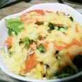 りょうびん's cooksnap of when they made めっちゃ簡単♡豆腐の明太マヨチーズ焼き♪.