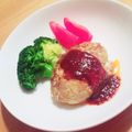 もんち's cooksnap of when they made キャベツたっぷりのハンバーグ♪.
