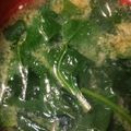 ♥ミルクティ♥'s cooksnap of when they made ☆液みそで簡単みそ汁☆.